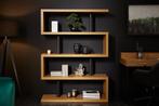 Design plank SNAKE 165cm eikenlook boekenkast met vijf, Huis en Inrichting, Woonaccessoires | Wandplanken en Boekenplanken, Ophalen of Verzenden