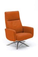 Relaxfauteuil Zevenaar - relaxfauteuils - Oranje, Nieuw, Stof