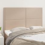vidaXL Hoofdborden 4 st 72x5x78/88 cm kunstleer, Verzenden, Nieuw, Bruin, Overige materialen