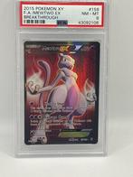 Pokémon - 1 Graded card - fa mewtwo ex breaktrough - PSA 8, Hobby en Vrije tijd, Nieuw