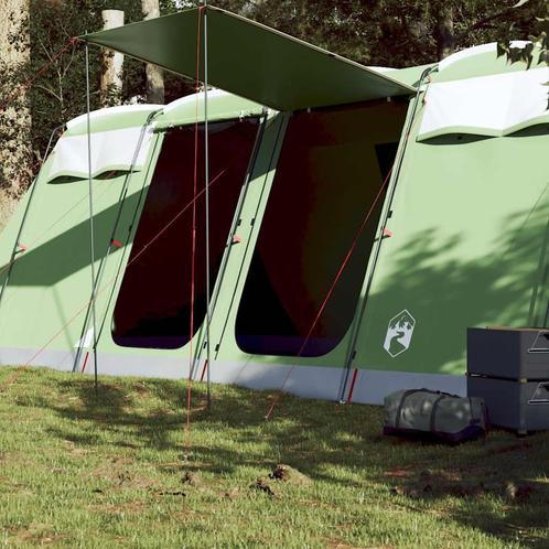 vidaXL Tunneltent 8-persoons waterdicht groen, Caravans en Kamperen, Tenten, Nieuw, tot en met 2, Verzenden