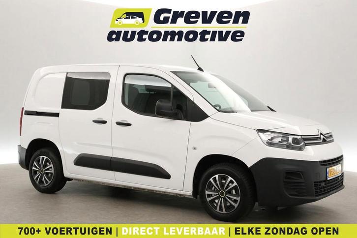 Citroën Berlingo 1.2 PureTech 111PK Benzine Airco Cruise, Auto's, Bestelauto's, Lease, Handgeschakeld, Benzine, Wit, Citroën, Verzenden