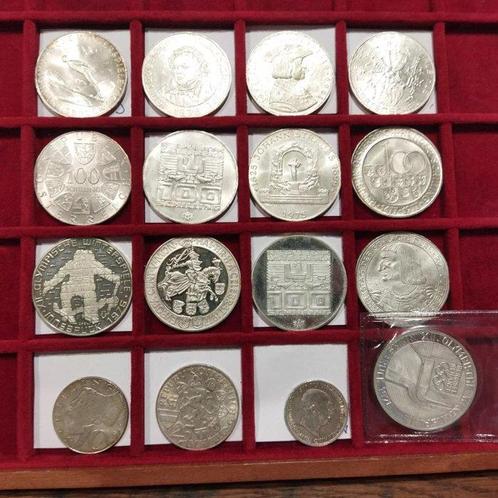 Oostenrijk. Lot of 16 silver coins, incl. 1 corona 1915 &, Postzegels en Munten, Munten | Europa | Niet-Euromunten