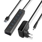Axagon - USB 3.2 oplaadpoort hub - 7-poorts USB snel opla..., Nieuw, Ophalen of Verzenden