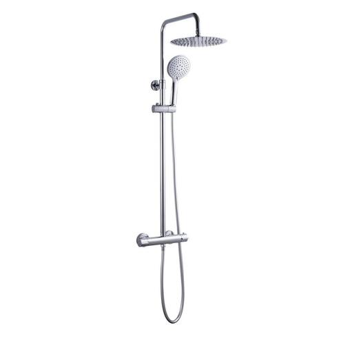 Regendoucheset Go by van Marcke Cocoon Opbouw incl, Doe-het-zelf en Verbouw, Sanitair, Kraan, Nieuw, Chroom, Ophalen of Verzenden