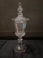 Karaf - Kelch mit Deckel - Kristal - Boheemse kristallen