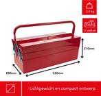 2dekans | Toolland Gereedschapskist, metaal, uitklapbaar, 5, Ophalen of Verzenden, Zo goed als nieuw