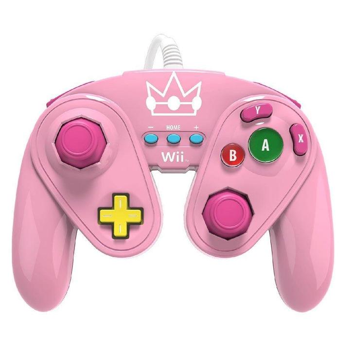 PDP Fight Pad Bedraad voor Wii U - Peach (Nieuw), Spelcomputers en Games, Spelcomputers | Nintendo Consoles | Accessoires, Nieuw