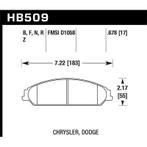 Hawk 05 Chrysler 300C w/ Perf. and HD Suspension HPS Street, Ophalen of Verzenden, Nieuw
