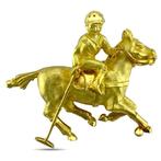 Broche - 22 karaat Geel goud, Exclusieve 22K geelgouden