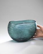 Bibi Smit - sculptuur, Fluid Oval Form - 17 cm - Glas