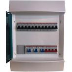 ABB groepenkast IP41 12 groepen, 3 aardlekschakelaars, 1, Ophalen of Verzenden, Nieuw
