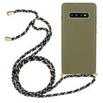 Galaxy S10 Plus Crossbody TPU Hoesje met Koord Groen, Telecommunicatie, Mobiele telefoons | Hoesjes en Frontjes | Samsung, Ophalen of Verzenden