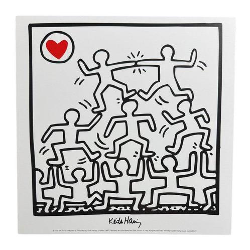 Keith Haring - LEM art group - 1987 - rare find - Jaren 1980, Antiek en Kunst, Kunst | Tekeningen en Foto's