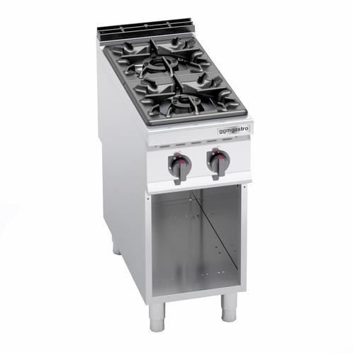 GGM Gastro | Gasfornuis - 19 kW - 2-pits | GHB499H | GHB499H, Witgoed en Apparatuur, Fornuizen, Inbouw, Verzenden