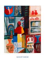 Kunstdruk August Macke - Merchant with Jugs 60x80cm, Huis en Inrichting, Verzenden, Nieuw