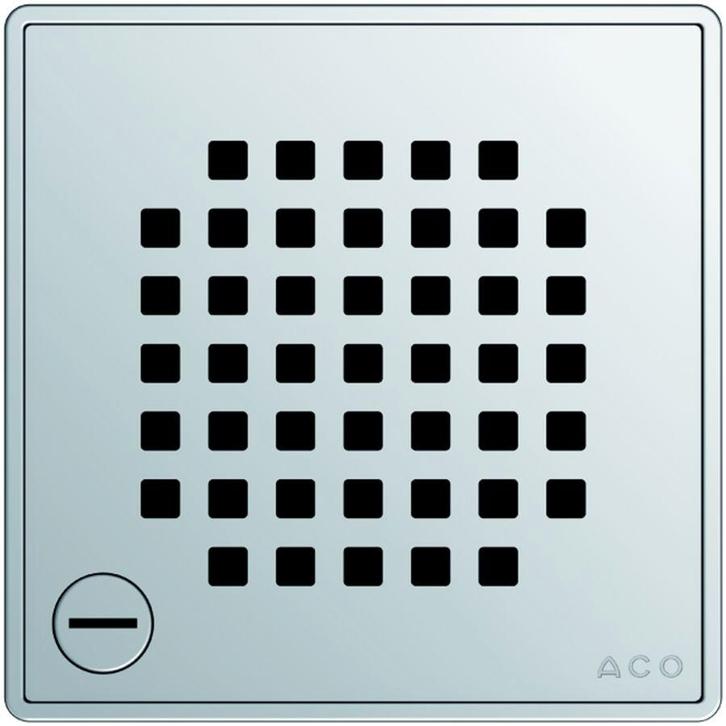 ACO Showerdrain Easyflow designrooster vierkant Quadrato ver, Doe-het-zelf en Verbouw, Buizen en Afvoer, Ophalen of Verzenden