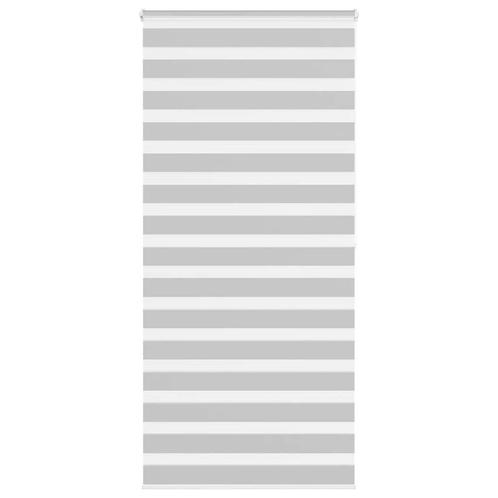 vidaXL Zebra rolgordijn 105x200 cm stofbreedte 100,9 cm, Huis en Inrichting, Stoffering | Gordijnen en Lamellen, Grijs, Nieuw