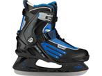 Nijdam IJshockeyschaats - Semi-Softboot - Zwart/Blauw - Maat, Verzenden, Zo goed als nieuw
