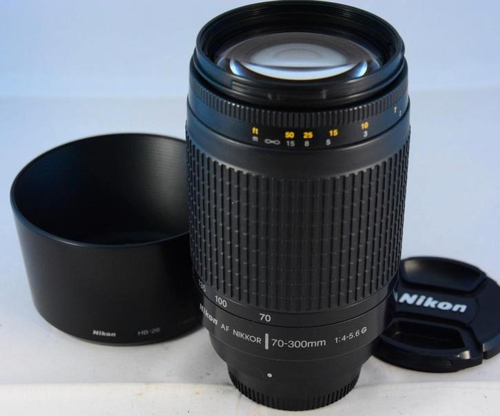 Nikon AF Nikkor 70-300mm/4.0-5.6G telezoom TOP STAAT, Audio, Tv en Foto, Fotografie | Lenzen en Objectieven, Zoom, Gebruikt, Telelens