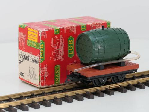 LGB 4047 A Wijnbarrel Smalspoor wagen (grootspoor), Hobby en Vrije tijd, Modeltreinen | Overige schalen, Overige typen, Gebruikt