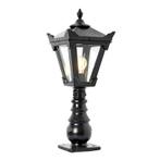 Sokkellamp Victoriaans - gietijzer zwart - buitenlamp, Tuin en Terras, Buitenverlichting, Ophalen of Verzenden, Nieuw