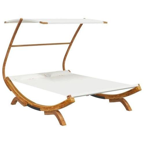 Luxe Tuinbed met Luifel - Tweedekansje - OP=OP!, Tuin en Terras, Ligbedden, Nieuw, Overige materialen, Ophalen of Verzenden