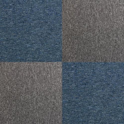 40 x Tapijttegels - Kleur: Storm Blauw en Antraciet -, Huis en Inrichting, Stoffering | Tapijten en Kleden, Verzenden