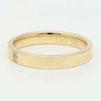 Ring - 14 karaat Geel goud - 0.06ct. tw. Diamant, Nieuw