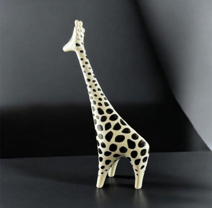 Hollohaza - Beeldje - Art Deco giraffe - Porselein, Antiek en Kunst, Antiek | Glas en Kristal