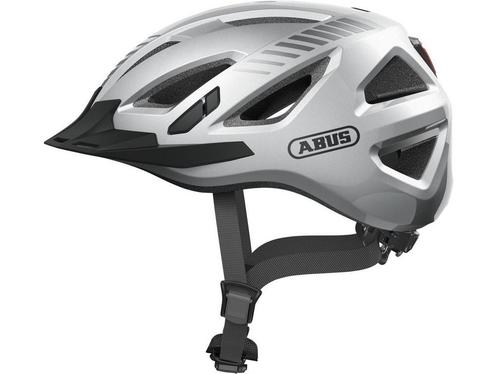 Abus Urban-I 3.0 Signal - Fietshelm Signal Silver M (52 - 58, Fietsen en Brommers, Fietsaccessoires | Fietshelmen, Zo goed als nieuw