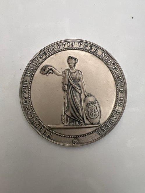 Nederland. Medal NEDERLANDSCHE MAATSCHAPPIJ VOOR NIJVERHEID, Postzegels en Munten, Munten en Bankbiljetten | Toebehoren
