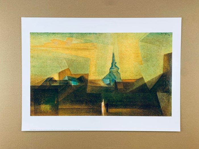 Lyonel Feininger - Nermsdorf - Glossy Artprint - 70 x 50 cm, Antiek en Kunst, Antiek | Meubels | Stoelen en Banken