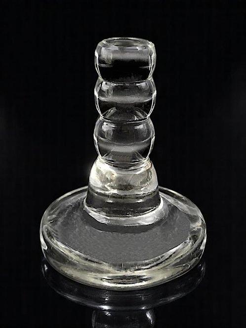 Vogelbadje in geslepen glas, model Pesselschop - Voor, Antiek en Kunst, Curiosa en Brocante