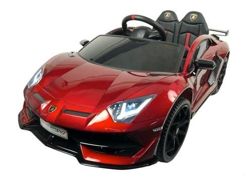 Lamborghini Aventador SVJ, 12 volt elektrische kinderauto me, Kinderen en Baby's, Speelgoed | Buiten | Accuvoertuigen, Nieuw, Ophalen of Verzenden