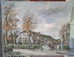 H C Kranenburg (1917-1997) - Boeren leven, Antiek en Kunst, Kunst | Schilderijen | Klassiek
