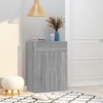 vidaXL Schoenenkast 60x35x84 cm bewerkt hout grijs sonoma, Huis en Inrichting, Verzenden, Nieuw