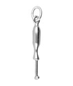 Zilveren Kantklos ketting hanger, Verzenden, Nieuw