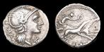Romeinse Republiek. L. Flaminius Cilo (109 b. C.). Denarius