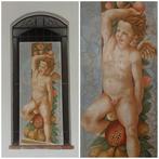 Paneel - Muurschilderingen - 1920 Ca - Fresco - 121 cm