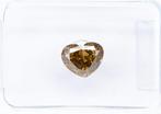 1 pcs Diamant  (Natuurlijk gekleurd)  - 1.13 ct - Hart -, Nieuw