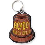 AC/DC Hells Bells Patch Sleutelhanger officiële merchandise, Nieuw, Ophalen of Verzenden, Gebruiksvoorwerp