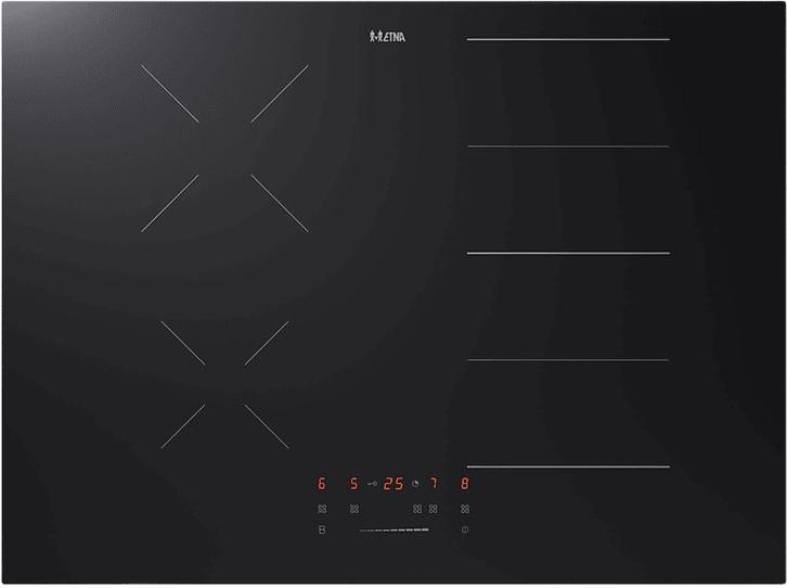 Etna - Inductie Kookplaat - Zwart, Witgoed en Apparatuur, Kookplaten, Inductie, Nieuw, 4 kookzones, Verzenden