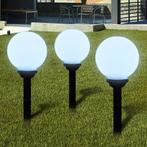 vidaXL Tuinpadlampen 3 st met grondpin LED 20 cm, Tuin en Terras, Nieuw, Verzenden