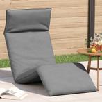 vidaXL Ligstoel inklapbaar 175x54x8,5 cm Oxford stof grijs, Verzenden, Nieuw