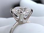 Zonder Minimumprijs - Ring - 18 karaat Witgoud - 4.00ct. tw., Nieuw