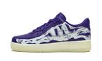 Nike Air Force 1 Low Purple Skeleton Halloween (2021) - 36, Verzenden, Nieuw, Sneakers of Gympen, ["Nike","Nike Air Force","Nike Air"]