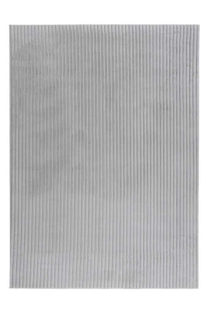 Hoogpolig Vloerkleed | Plush | Zilver | 120x170 cm, Huis en Inrichting, Stoffering | Tapijten en Kleden, Verzenden