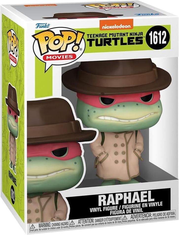 Funko Pop! - Teenage Mutant Ninja Turtles Raphael with Coat, Verzamelen, Poppetjes en Figuurtjes, Nieuw, Verzenden
