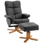TRUUSK Fauteuil met Kruk en Opbergruimte - TV-stoel met Ligf, Verzenden, Nieuw